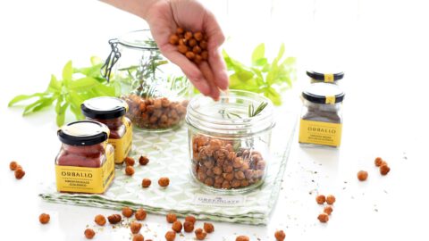 Kikos de garbanzos espaciados