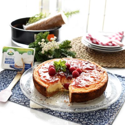 Tarta de queso cremosa, está tan buena que no querrás otra