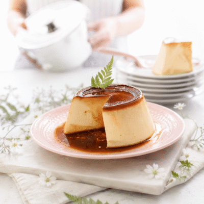 Flan de queso