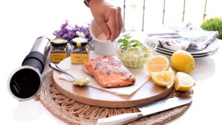 Salmón al vacío sous vide