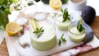 Crema fría de pepino y aguacate con Thermomix®