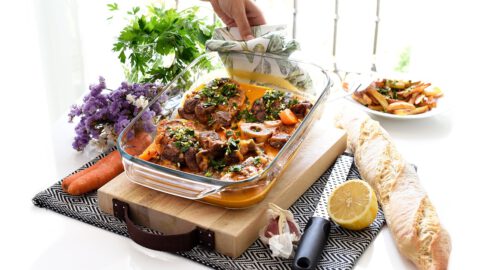 Ossobuco a la milanesa con gremolata