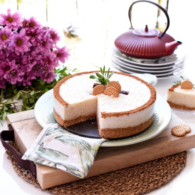 Tarta de arroz con leche en Thermomix®