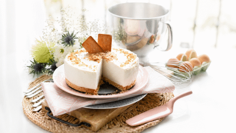 Tarta de leche merengada