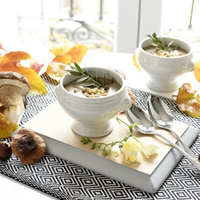 Crema de setas y castañas con Tjhermomix®