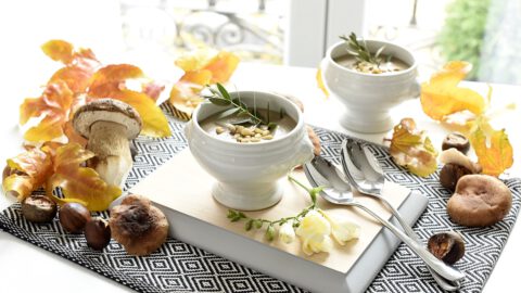 Crema de setas y castañas con Tjhermomix®