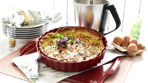 Quiche de espinacas y queso feta con Thermomix®