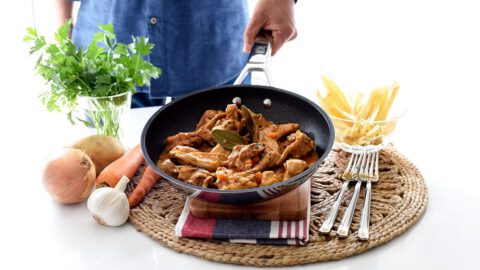 Conejo con zanahorias en Thermomix®