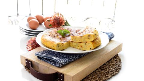 Tortilla de patatas y trufa