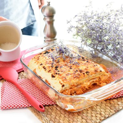 Lasaña de pollo con Thermomix®