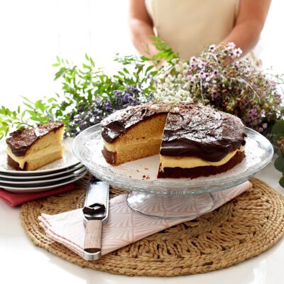 Boston cream pie, la receta con Thermomix®