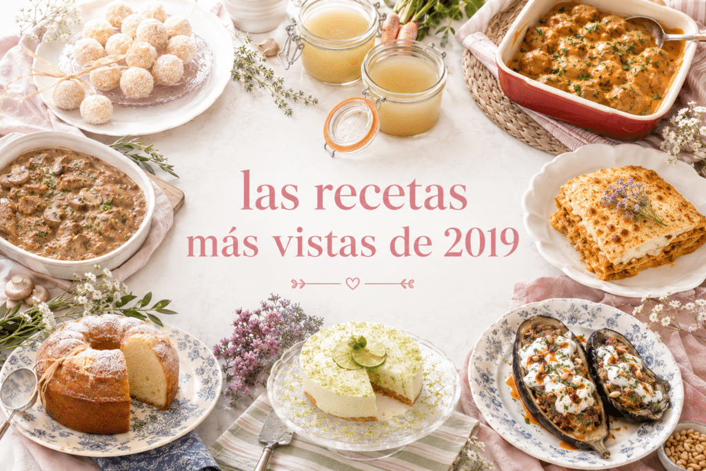 Las recetas más vistas de 2019
