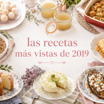 Las recetas más vistas de 2019